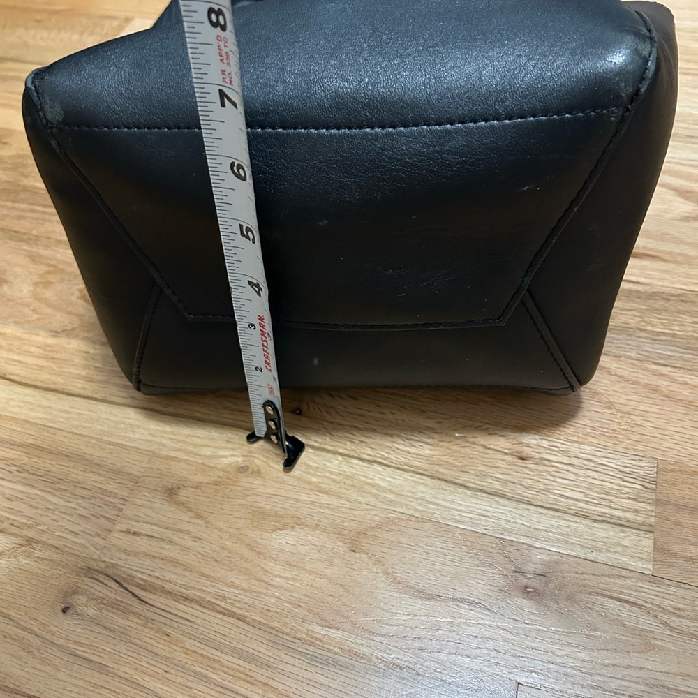 Celine Seau Sangle Medium Black Leather Shoulder Bag Phoebe Philo - Rehab - Picture 13 of 15